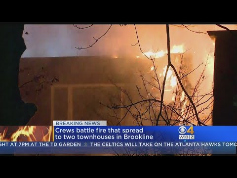 Fire Damages 2 Townhouses In Brookline