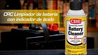 Video de instrucciones para el limpiador de batería y el protector para terminales de batería de CRC