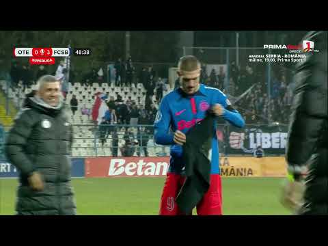 REZUMAT: Oţelul - FCSB 1-4. Campioana, victorie clară şi locul 3 în clasament