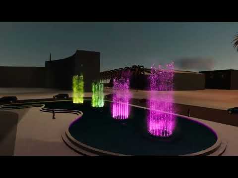 Musical Fountain 3D Concept 03