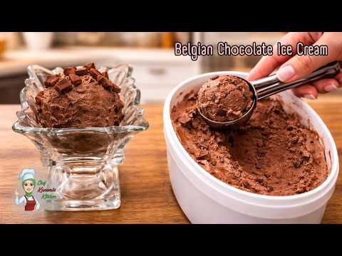 Belgian Chocolate Ice Cream Recipe by Kanwal's Kitchen
