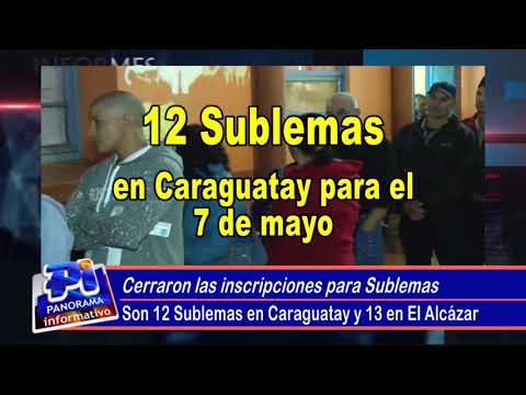 Sublemas en Caraguatay y El Alcazar