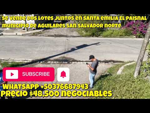 Se vende propiedad en lot. Santa emilia El paisnal san salvador norte 400mts2
