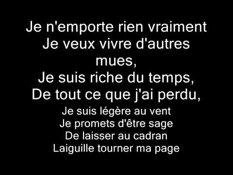 Jenifer - Tourner ma page lyrics