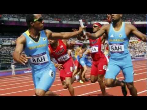 TEARIN' UP DA' TRACK - The Golden Knights - Bahamas Men's 4X400m, London 2012