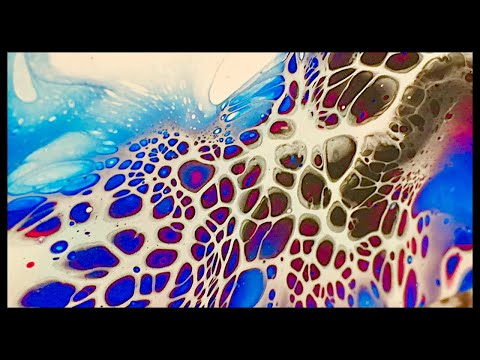 Acrylic Pour Fluid Art Video Creating BLOOMS on Coasters using Shelee Art Technique & Pouring Medium