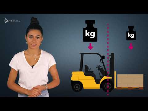 What is the center of gravity? | Warehouse Specialist / Warehouse Logistics Specialist | Prozubi.de