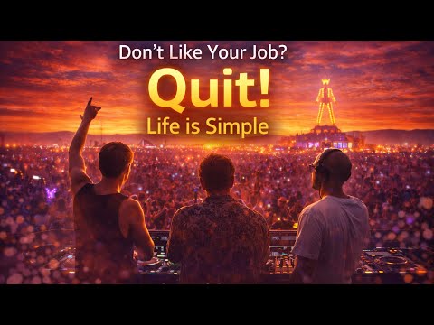 "Don’t Like Your Job? Quit! Life is Simple" | Rufus Du Soll (DJ Set Clip) | #BurningMan