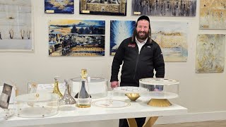 Waterdale new 2024 Pesach Collection will absolutely enhance your Seder table! | Tour with salesman