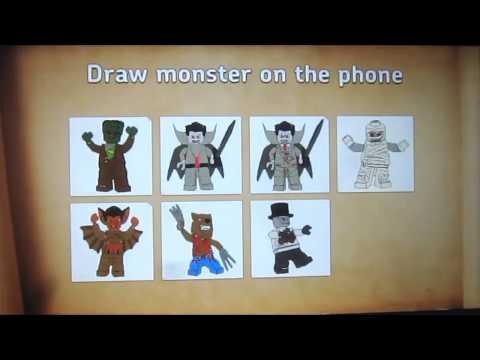 Draw monster on the phone Video
