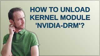 Unix: How to unload kernel module 