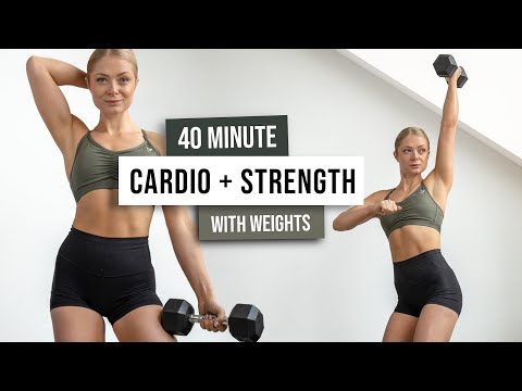 Full Body Strength and Sweat Workout with Weights for Muscle Strength