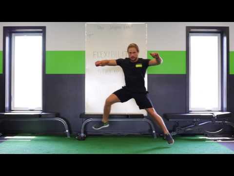 Off Ice Goalie Training:  Lateral Skater's Lynch