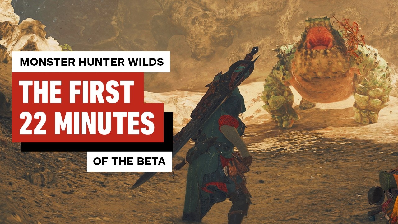 Ce sont les premières minutes de la bêta ouverte de Monster Hunter