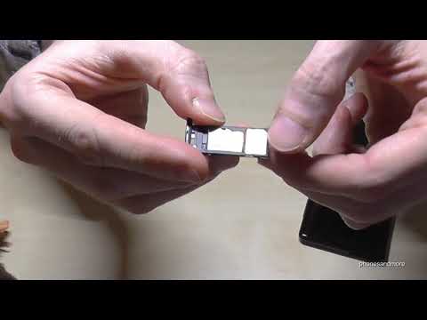 Sony Xperia XZ2 / XZ3: How to insert the microSD card? Installation of micro SD