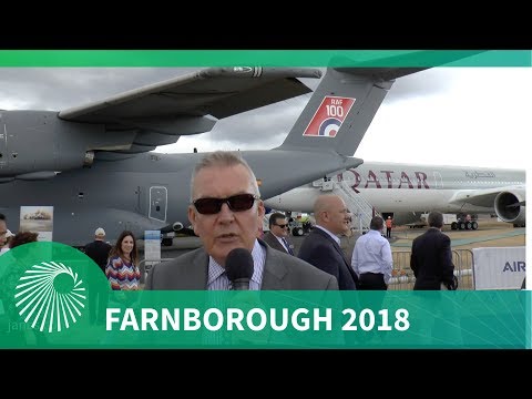 Farnborough Air Show 2018: Flightline "Grid Walk"