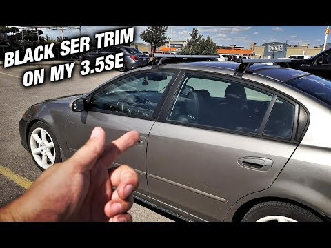 Installing Black SE-R Trim On My Altima