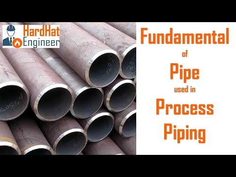 Fundamental of Pipe (Pipeline) used in Process Piping (Basic of Industrial Pipe) Video