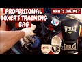 What's Inside A Professional Boxer's Bag? How Much $$$?