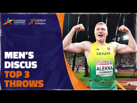 Men's Discus | Top 3 throws | Munich 2022