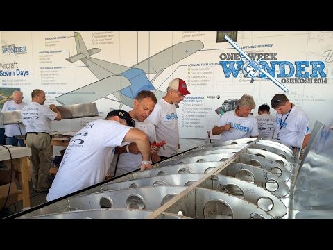The One Week Wonder airplane build project at EAA Oshkosh AirVenture 2014 - Day Three