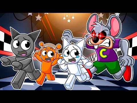 Escape CHUCK E CHEESE In Roblox With MY FRIENDS