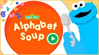 Sesame Street | Cookie Monster | Alphabet Soup | Game For Kids