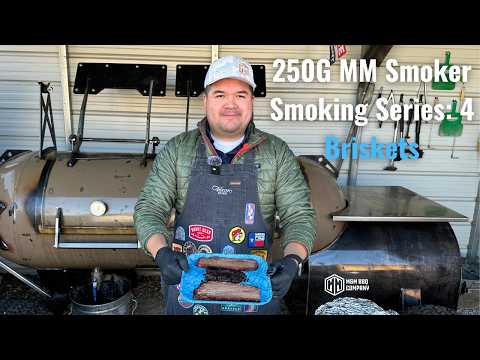 250G M&M Smoker Smoking Series | Video 4 – Briskets
