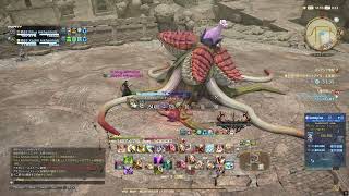 【 FF14/声無し 】戦賢ペアでクレセントアイル閉鎖島のCEを少し遊んだおもひで【 人外夫婦 】