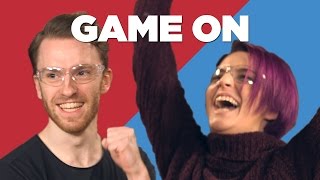 Rock Paper Scissors Hammer Helmet: Steven Bridges vs Emma Blackery - Game On 1x01