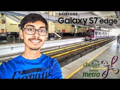 4K! Namma Metro Ride | Church Street | Lunch | VLOG with Samsung Galaxy S7 Edge | Bengaluru | India Video