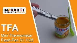TFA Mini Thermometer Flash Pen 31.1125 | Infrarot Thermometer Test