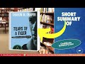 Summary Of Tears Of A Tiger By Sharon M Draper Book Summaries One Minute Summary