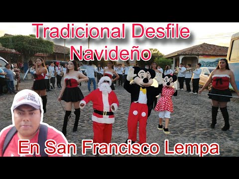 Desfile Navideño En San Francisco Lempa