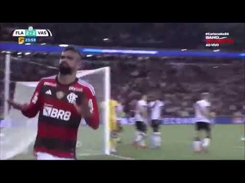 GOL DE FABRÍCIO BRUNO HOJE | GOL DO FLAMENGO HOJE | FLAMENGO 3 X 2 VASCO