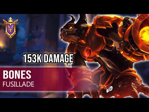 153K Damage BONES Drogoz Paladins Competitive (Grandmaster) FUSILLADE