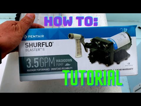 How To Replace a Saltwater Washdown Pump On Your Boat - tutorial #blaster #pentair