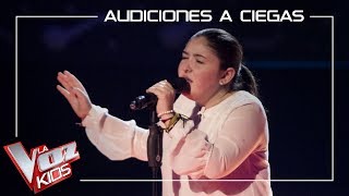 María Calero canta 'SOS' | Audiciones a ciegas | La Voz Kids Antena 3 2019