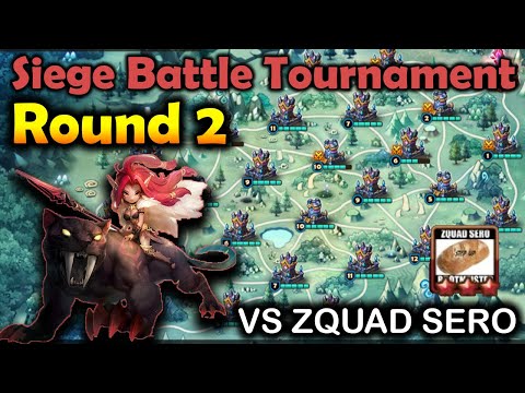Siege Tournament - Round 2 - Having fun with Heavy procs X'D Vs Zquad Sero- Summoners War