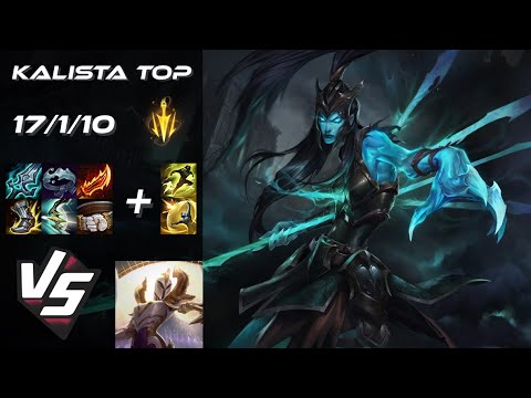 TOP Kalista vs Kayle - EU Grandmaster Patch 25.S1.3