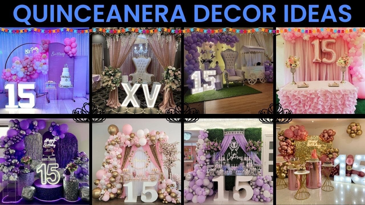🎀 100+ Quinceanera Decoration Ideas 2026 🌟 Stunning Sweet 15 Themes & Party Inspiration!