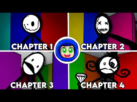 I Played ALL Chapters of Roblox COLOR or DIE: Chapter 1, 2 , 3 & 4 😱 (FULL GAME MOVIE)