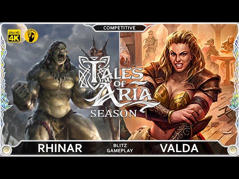 Rhinar vs Valda Brightaxe (proxy card) We continue testing a new upcoming hero - Flesh and Blood TCG