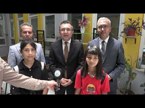  BAŞKAN ÖNAL KARNE GÜNÜNDE ÇOCUKLARLA BİRLİKTE OLDU
