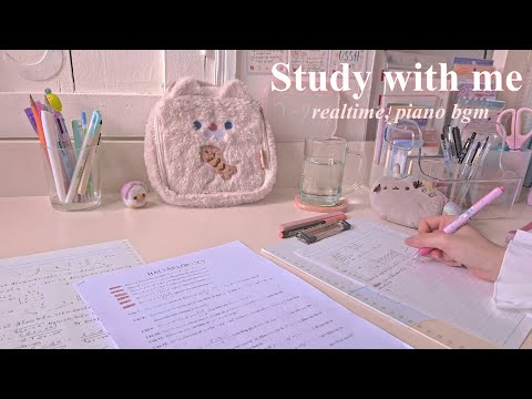 TẬP TRUNG HỌC VÀ LÀM VIỆC CÙNG MÌNH ✧ study with me #12 ✧ âm nhạc giúp học tập hiệu quả ✧ jawonee