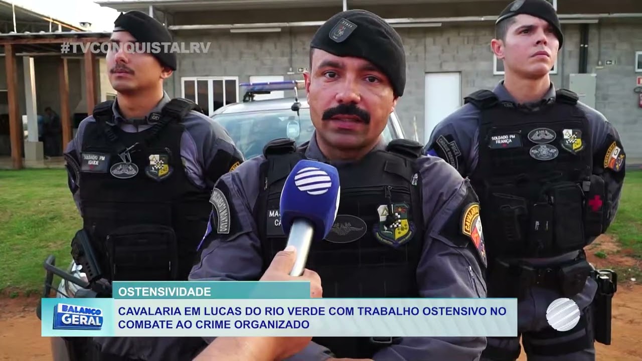 Comandante da Cavalaria destaca ações no combate ao crime em Lucas do Rio Verde