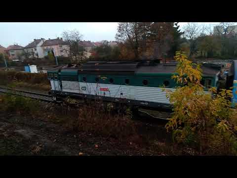 Brejlovec, motorová lokomotiva řady 754 (FHD)