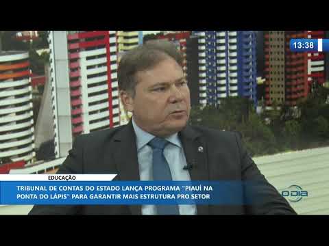 O DIA NEWS 27 11 2019  Jailson Campelo (Conselheiro substituto TCE/PI) - "PiauiÌ na Ponta do Lápis