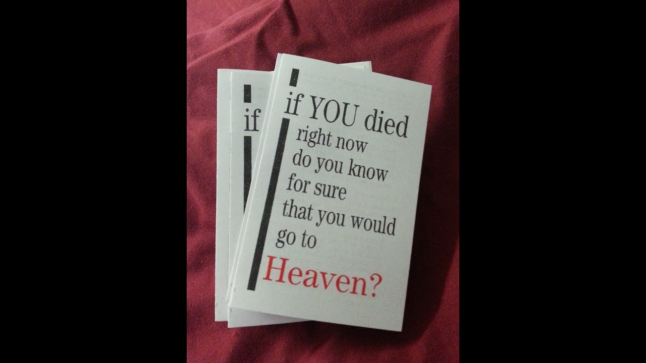 Gospel Tract Testimony (Inspirational Witnessing Story)