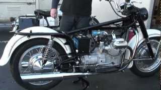 Moto Guzzi Eldorado Civilian restoration with Police floorboards, first test ride!